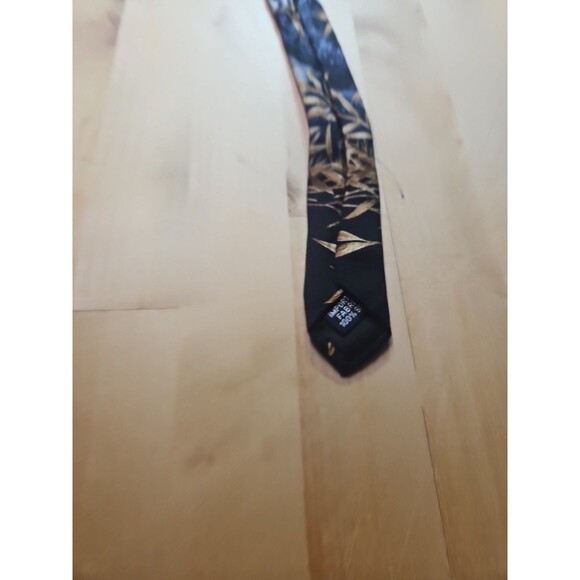 Endangered Species Vintage Panda Bear In Bamboo Tie 100% Silk - Picture 9 of 13